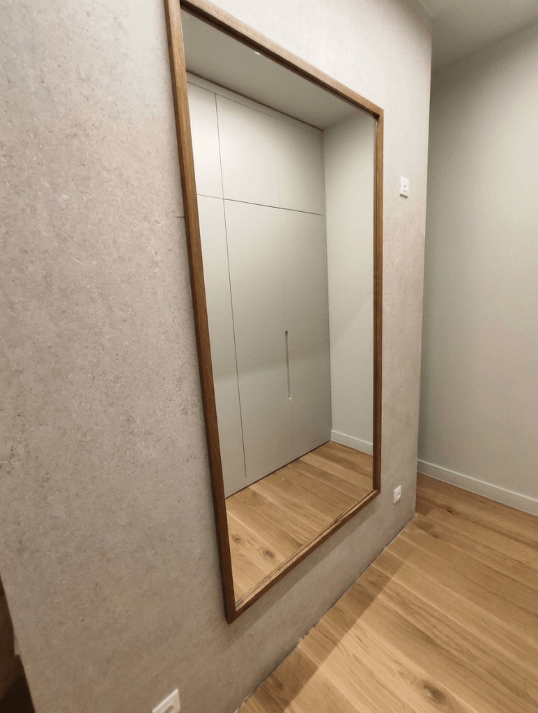 Custom καθρέπτης Kappawood από πλαίσιο μασίφ δρυ - House PR Ισόγειο