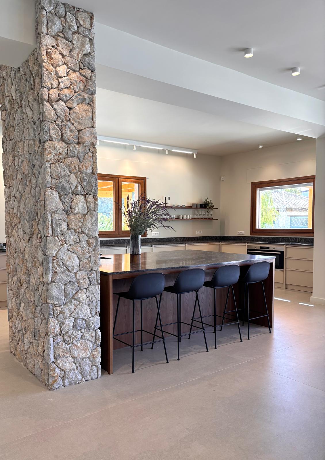 Κουζίνα Kappawood από φυσικό δρυ και λάκα - House PR Ισόγειο 1