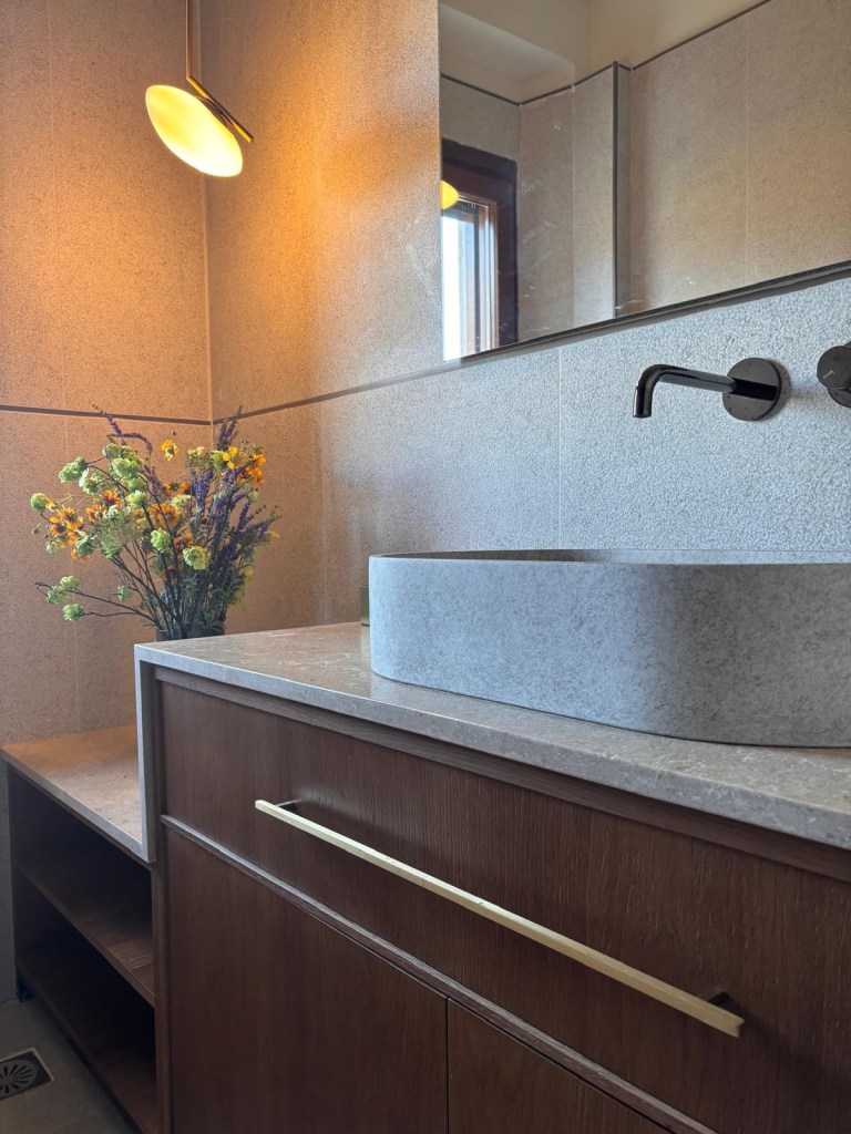 Έπιπλο μπάνιου Kappawood από κόντρα πλακέ θαλάσσης με επένδυση δρυ - House PR